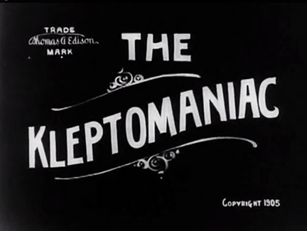 The Kleptomaniac Title Card